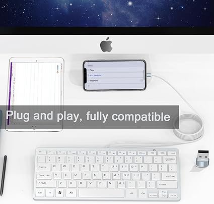 Ultra-Slim 78keys USB-C Mini Wired Keyboard thumbnail