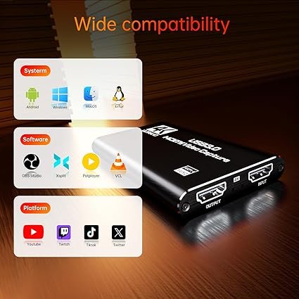 HDMI Capture Card for Streaming, Full HD  thumbnail