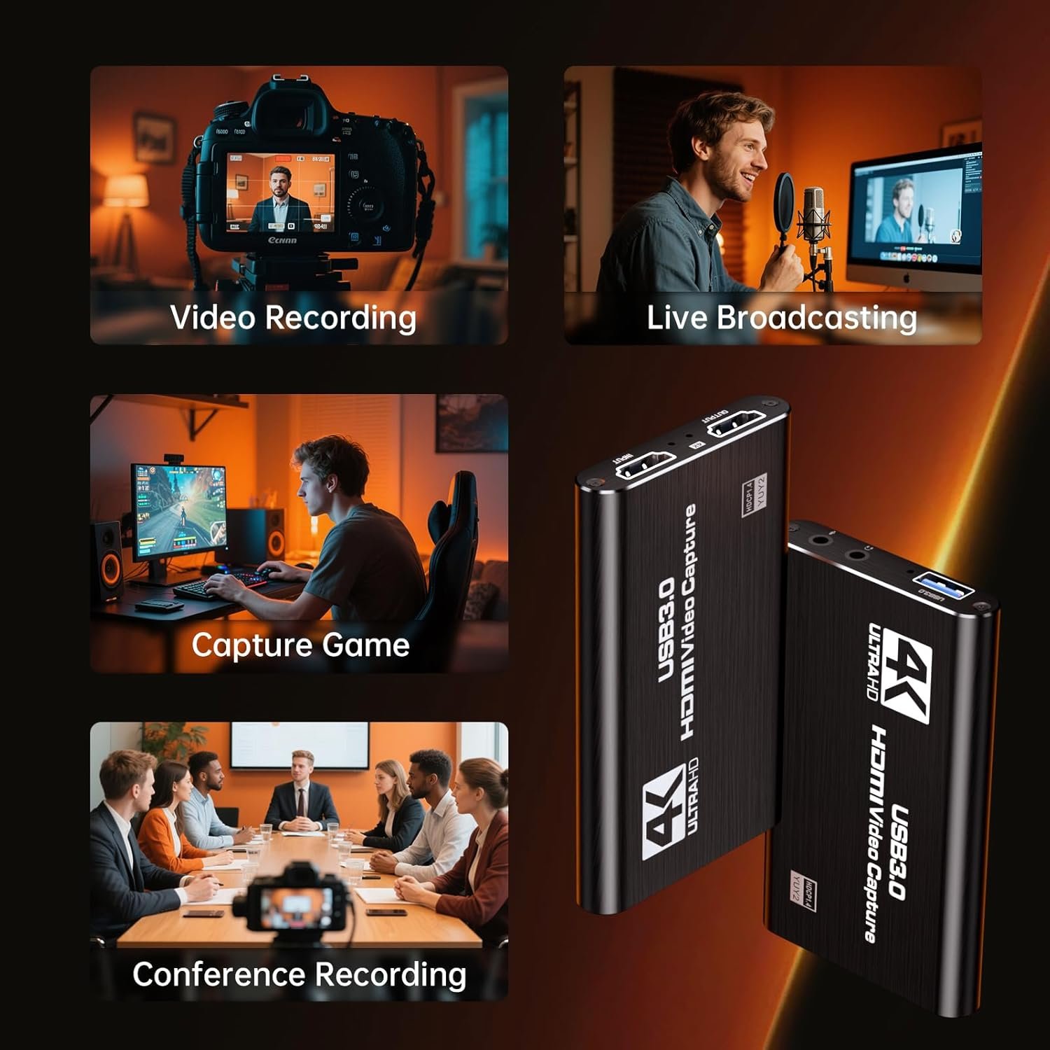 HDMI Capture Card for Streaming, Full HD  thumbnail