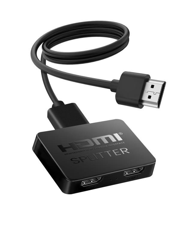 HDMI Splitter 1 in 2 Out, 4K HDMI Splitter  thumbnail