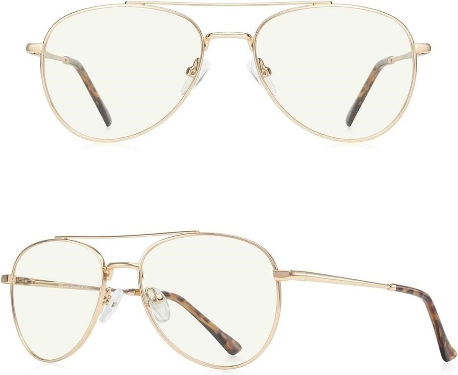 Aviator Reading Glasses for men and Women Blue Light thumbnail