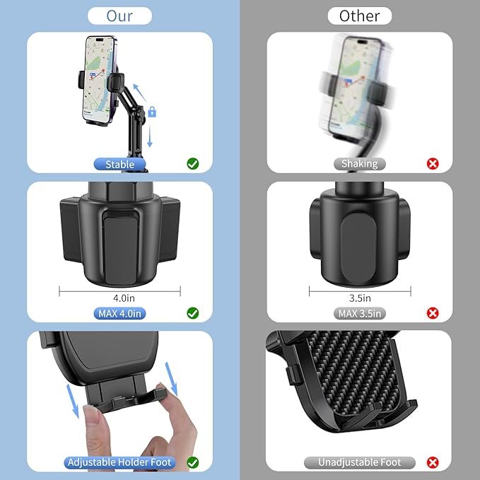 Cup Phone Mount for Car thumbnail