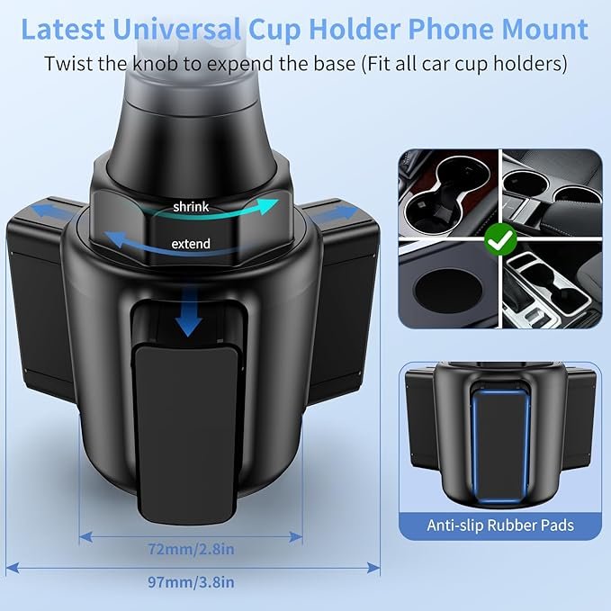 Cup Phone Mount for Car thumbnail