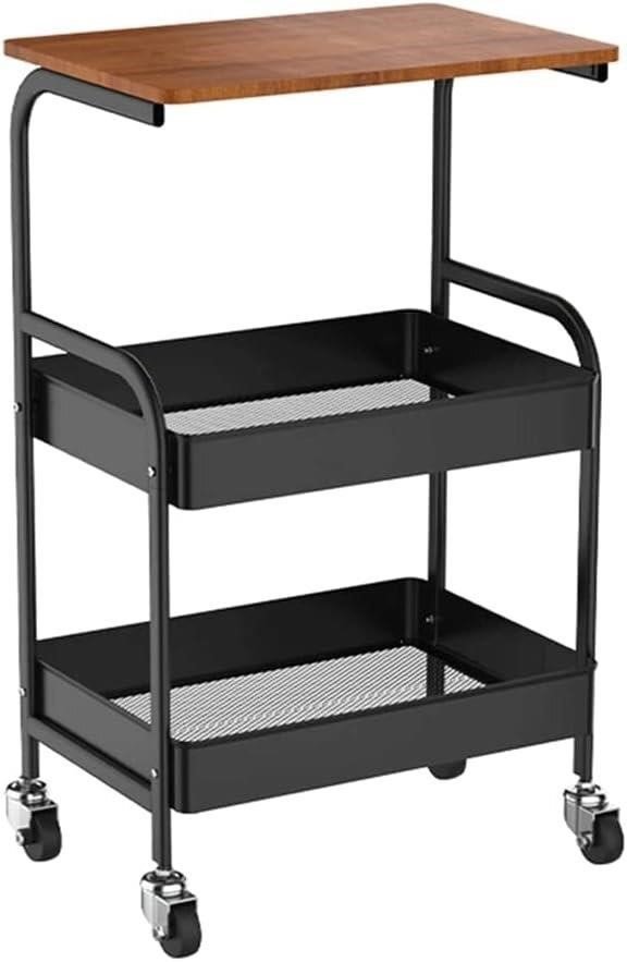 NEW-Rolling Storage Cart LM18366 (Quantity Available: 3 black and 1 white)