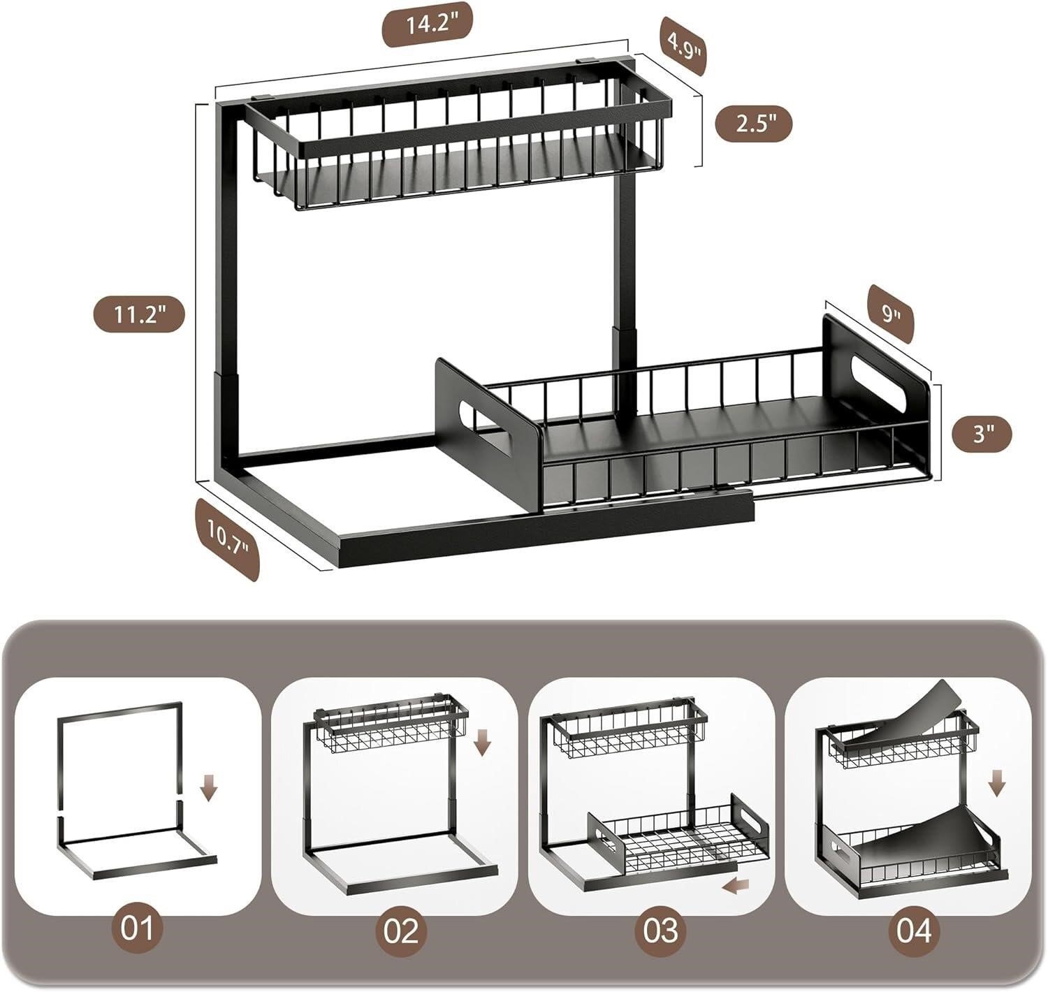 BN-Under Sink Organizer Set of 2 GW78457 thumbnail
