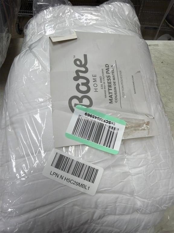 Bare Home King Cotton Top Mattress Pad