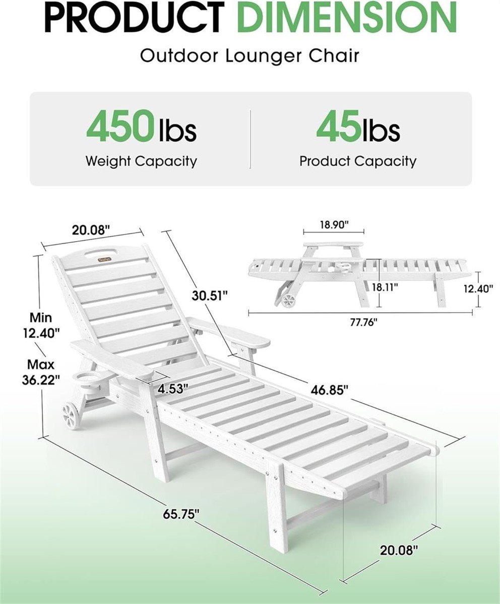 Ciokea Outdoor Lounge Chair  thumbnail