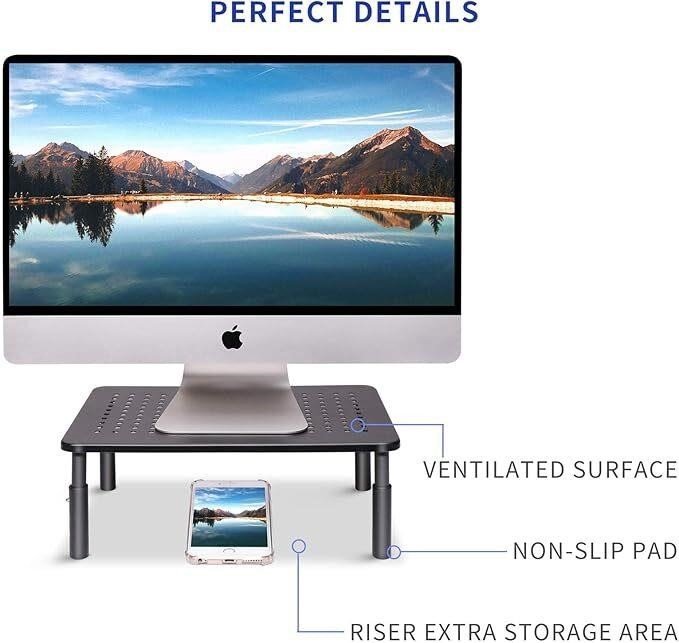 ERGOMAKER Monitor Stand 2 Packs - Height Adjust thumbnail