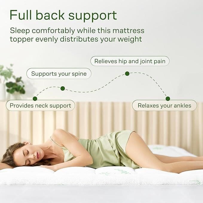 Ultra Soft King Size Mattress Topper thumbnail