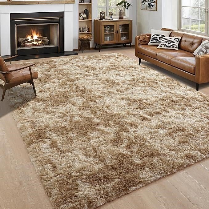 Noahas Large Fluffy 8x5 Area Rugs for Living Room thumbnail
