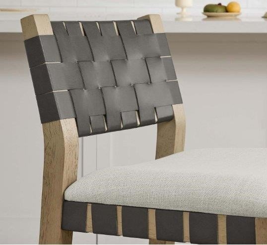 CHITA Woven Counter Height Bar Stool thumbnail