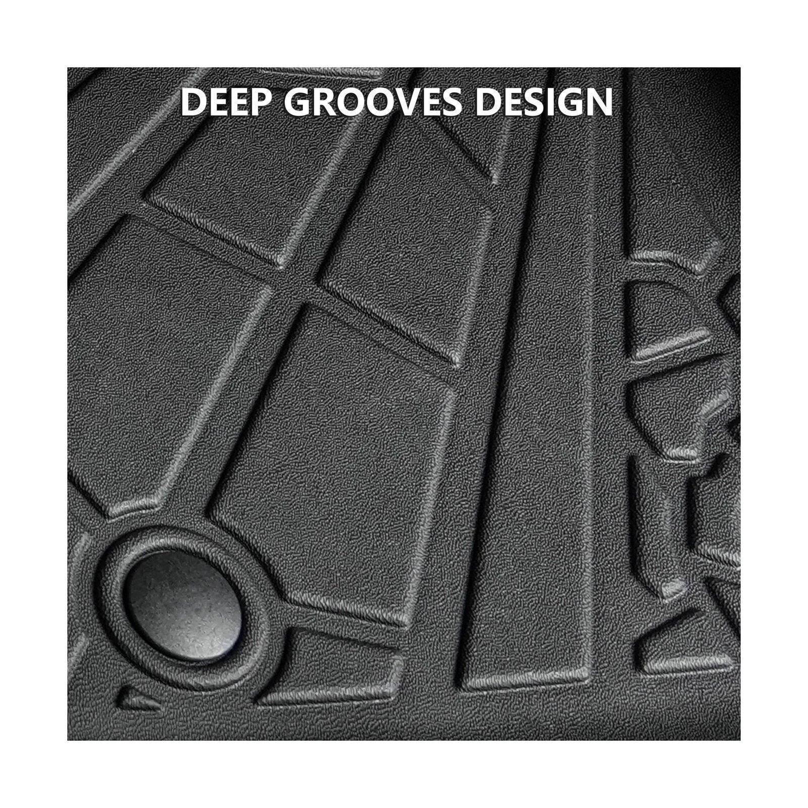 KARPAL Floor Mats & Cargo Liner for 2018-2025 Jeep Wrangler JL(QTY2) thumbnail