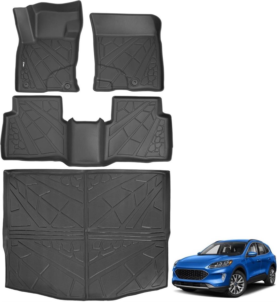 Floor Mats Set for Ford Escape
