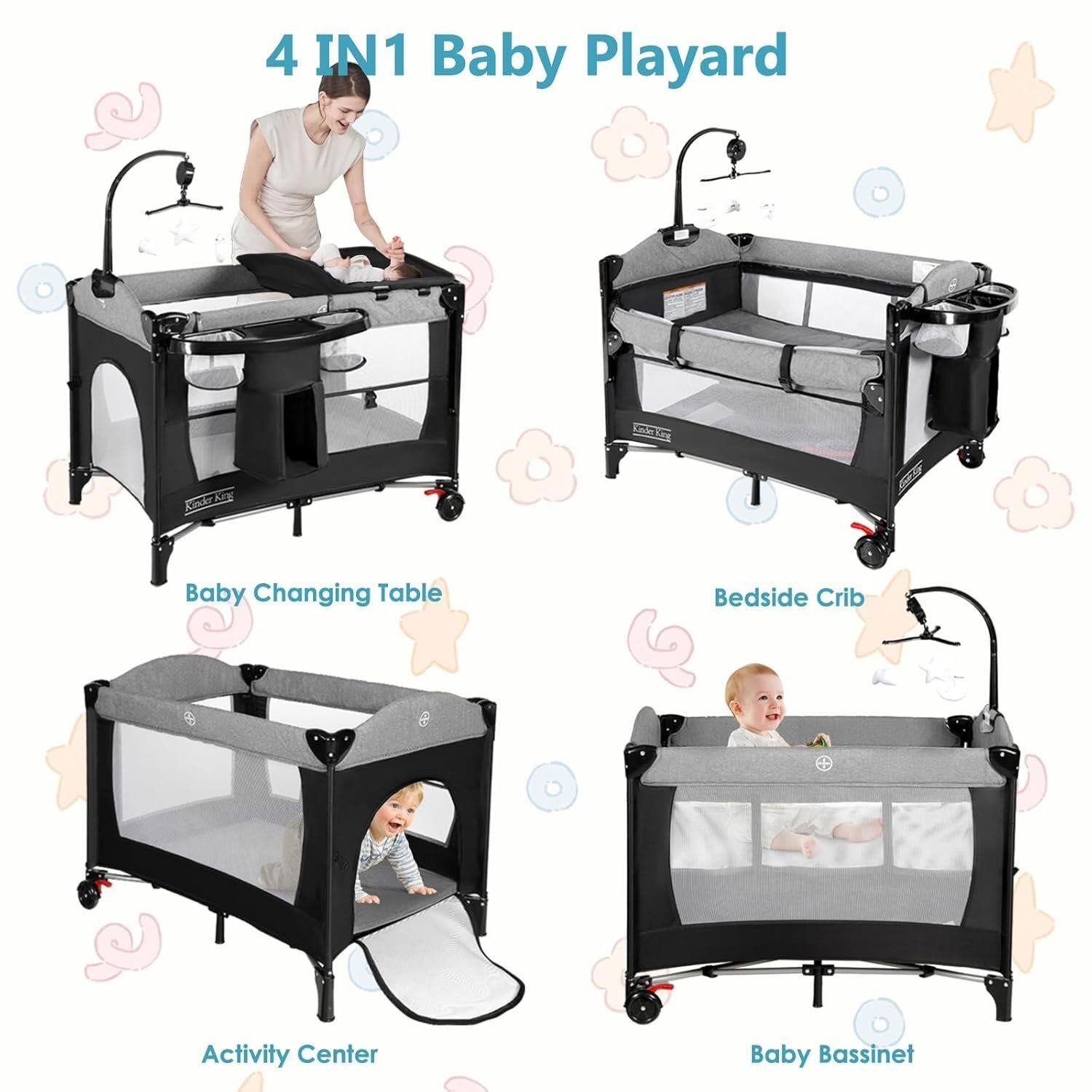 4 in 1 Portable Baby Playard thumbnail
