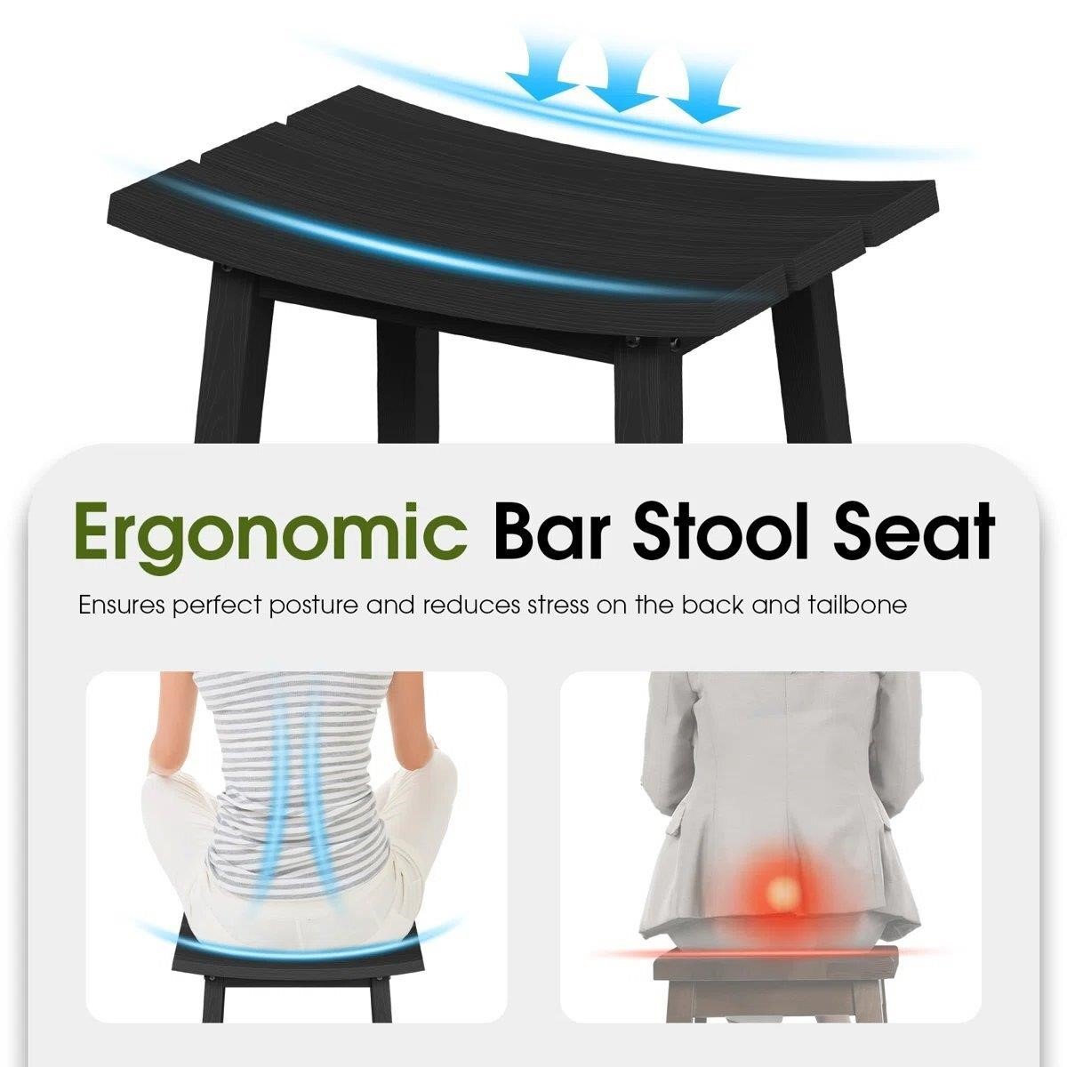 Kitchen Counter Stool Set of 2 thumbnail