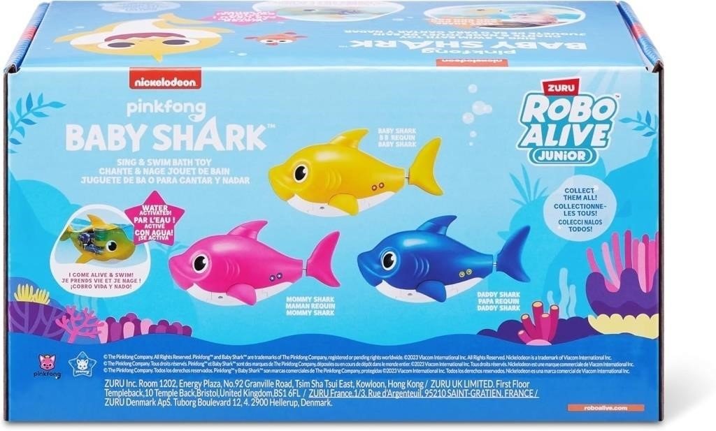 Robo Alive Junior Baby Shark New Silicon Fins Vers thumbnail