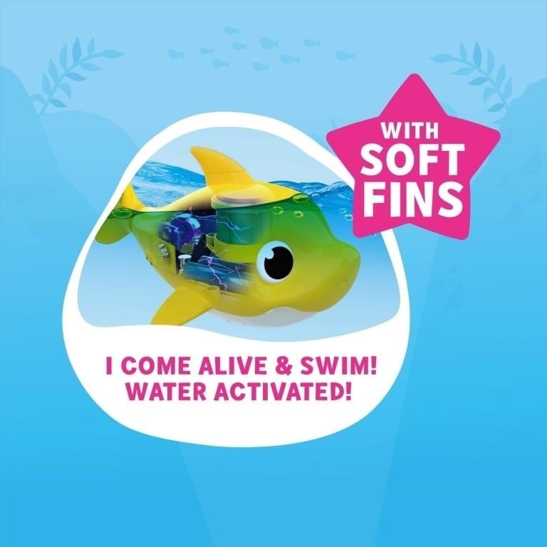 Robo Alive Junior Baby Shark New Silicon Fins Vers thumbnail