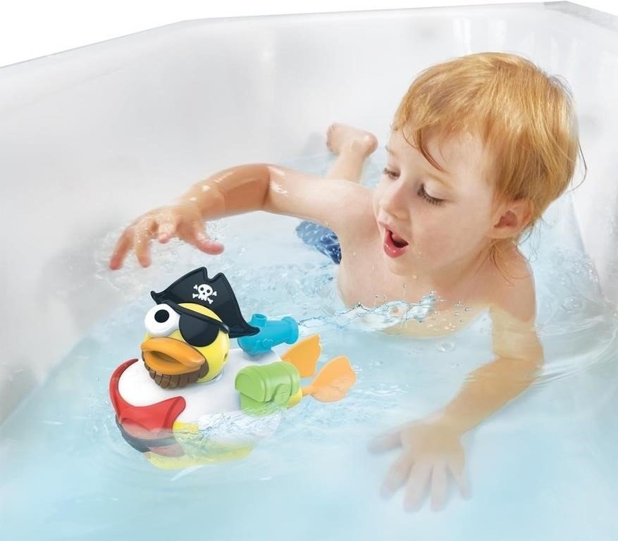 Yookidoo Jet Duck Pirate Bath Toy with Powered Wat thumbnail