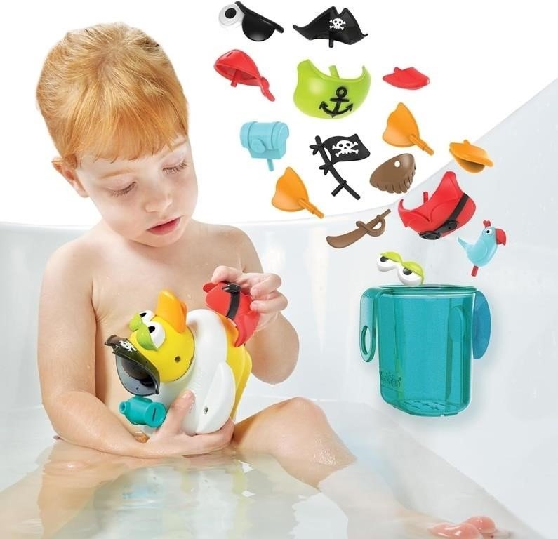 Yookidoo Jet Duck Pirate Bath Toy with Powered Wat thumbnail