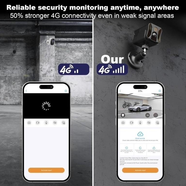 4G LTE Cellular Security Camera Indoor/Outdoor thumbnail