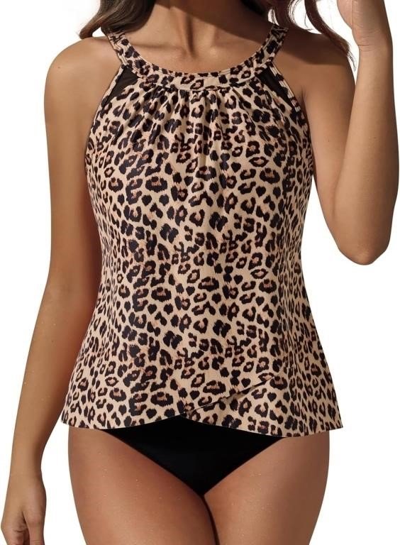 Women Tummy Control Tankini Bathing Suit
