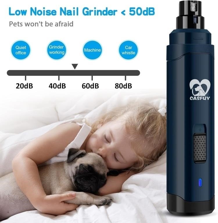 Casfuy Dog Nail Grinder Upgraded - Professional 2 thumbnail