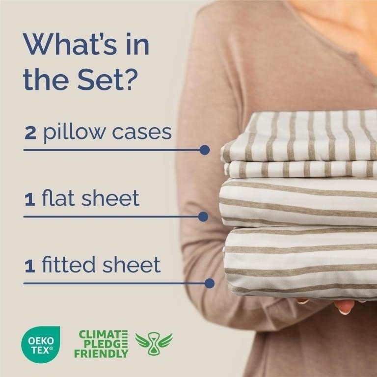 King Size 4 Piece Sheet Set - Comfy Breathable & Cooling Bed Sheets thumbnail