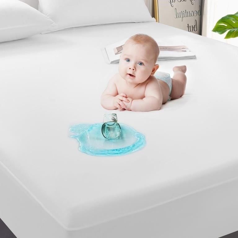 GRT 2 Pack Twin Mattress Protector Waterproof