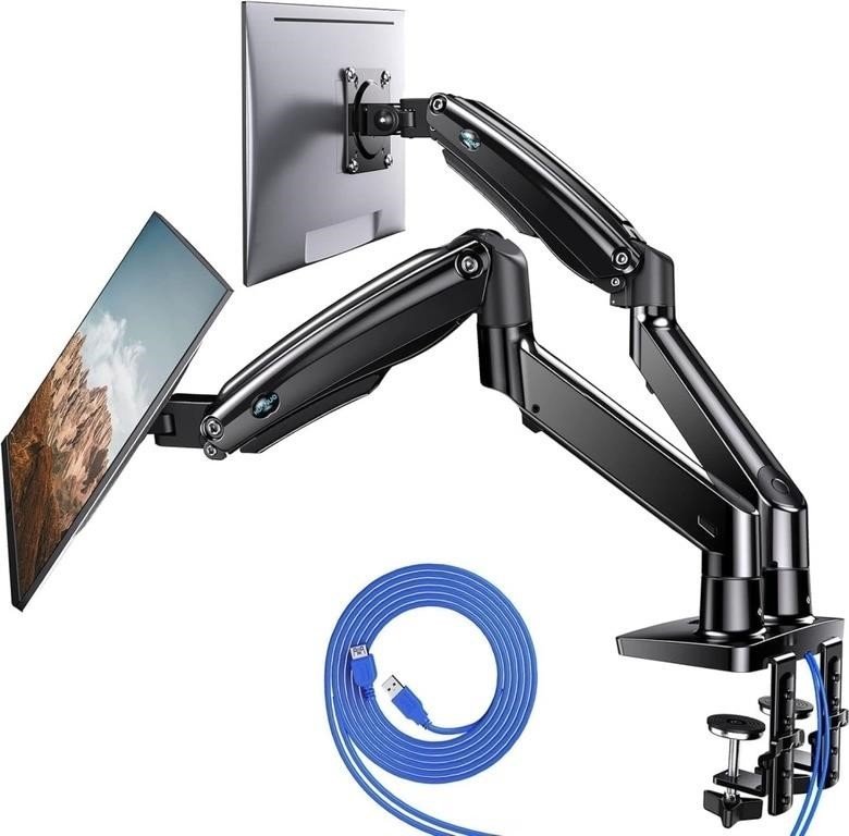 HUANUO Dual Monitor Stand for 13" to 40" Monitors