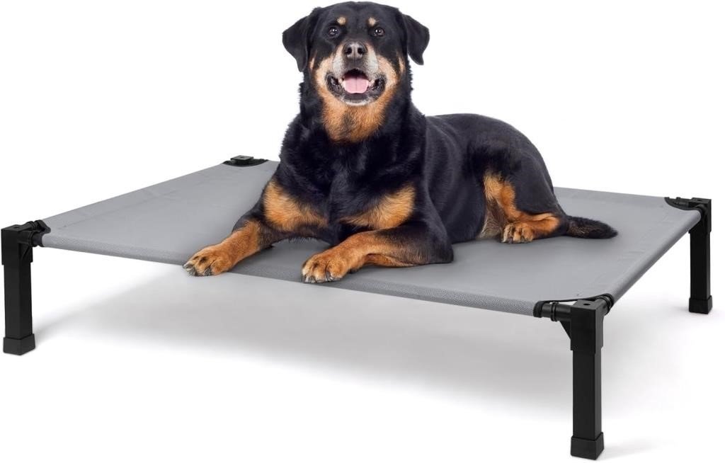 Heeyoo Elevated Dog Bed, Cooling Raised Pet Cot 