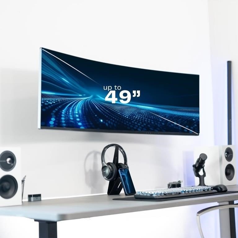 VIVO Full Motion Ultrawide Monitor Wall Mount, Fit thumbnail