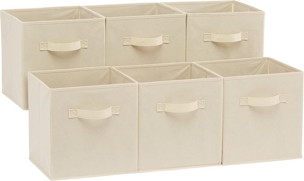 Amazon Basics Collapsible Fabric Storage Cubes Org