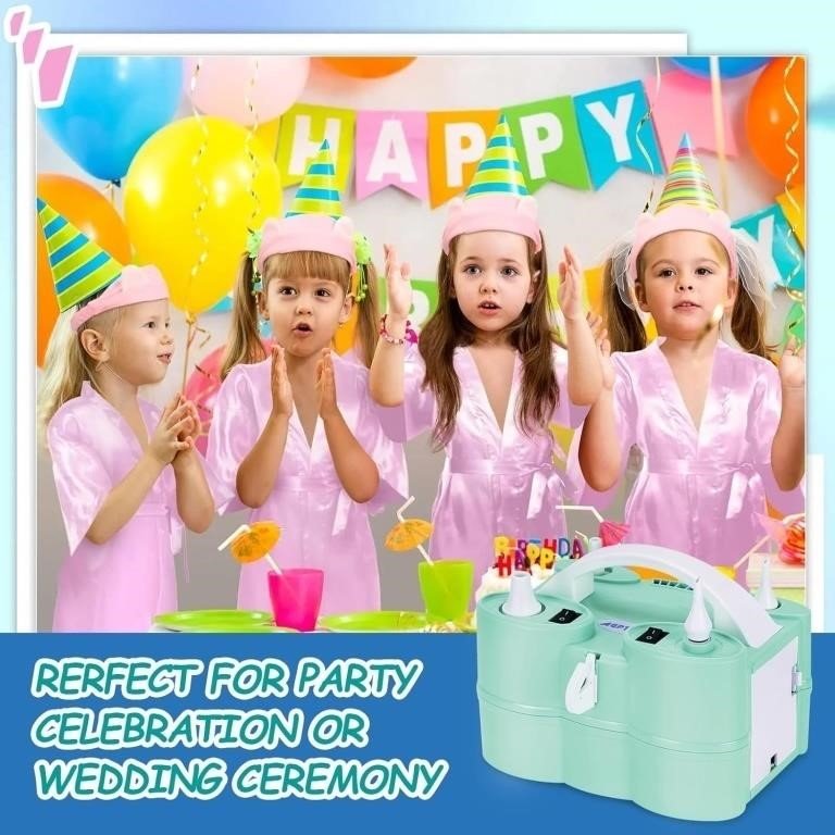 AGPtEK 3-in-1 Air Pump for Inflatables & Balloons thumbnail