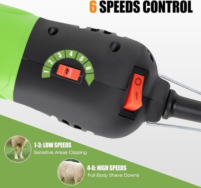 TAKEKIT 500W Professional Heavy Duty Sheep Shears