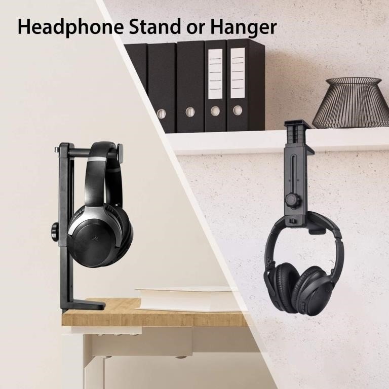 NEETTO HS906 Headphone Stand & Hanger 2 in 1 thumbnail