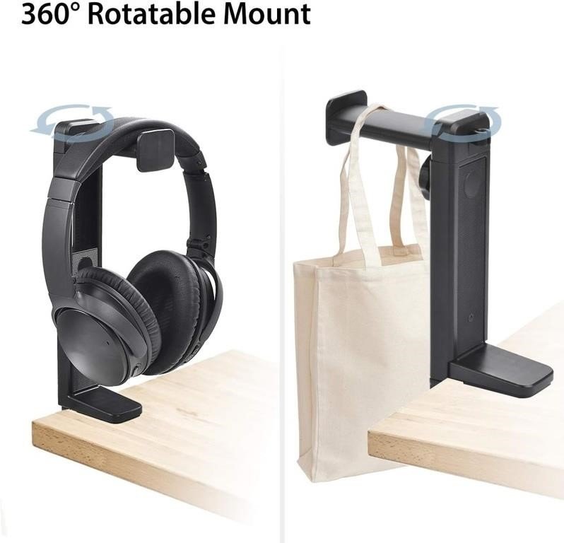 NEETTO HS906 Headphone Stand & Hanger 2 in 1 thumbnail