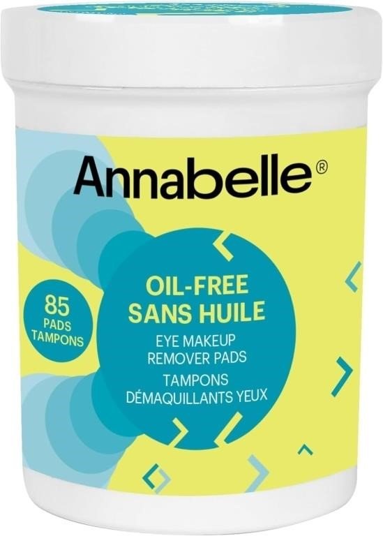 Annabelle Oil-Free Eye Makeup Remover Pads, Makeup