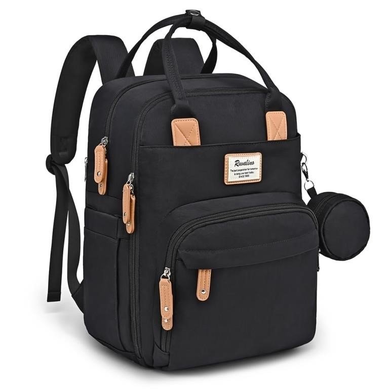 RUVALINO Diaper Bag Backpack, Multifunction Travel thumbnail